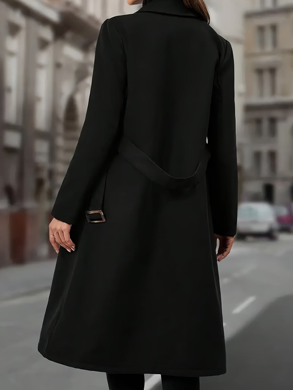 Double-Breasted Long Coat