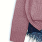 Cat-Print Knit Pullover