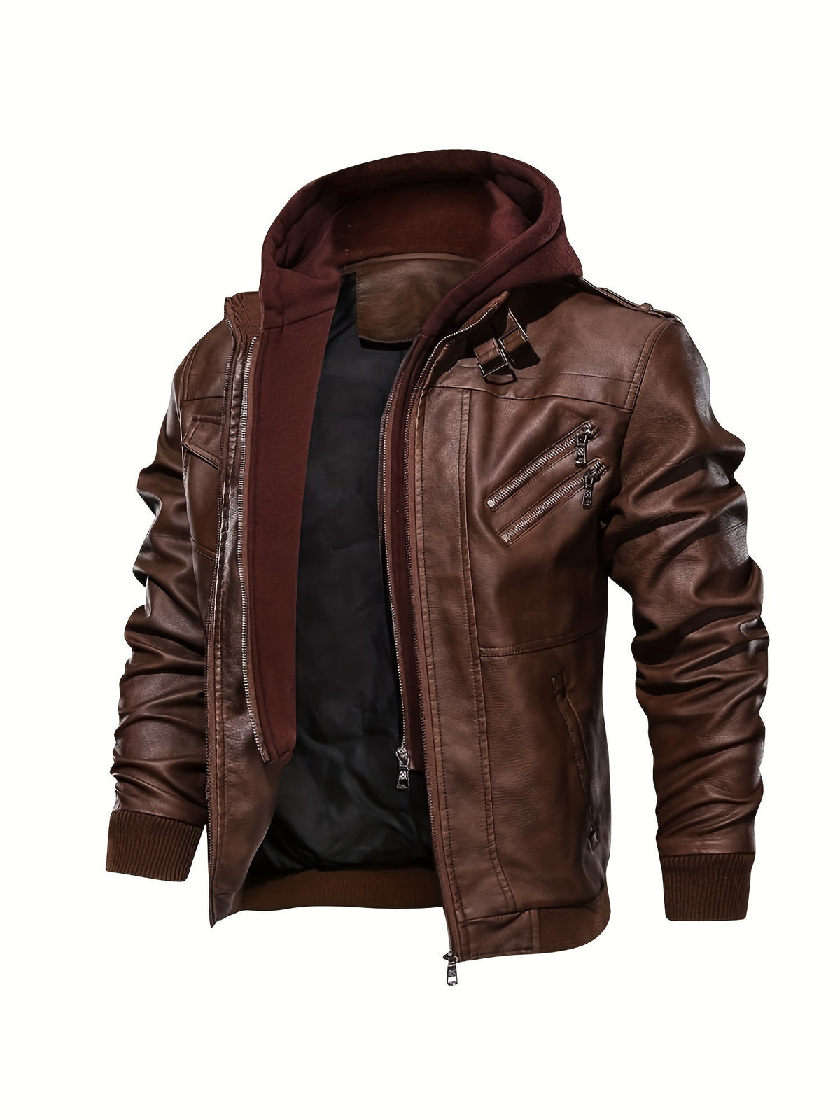 Hooded Moto Jacket