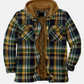 Rugged Hooded Plaid Jacket