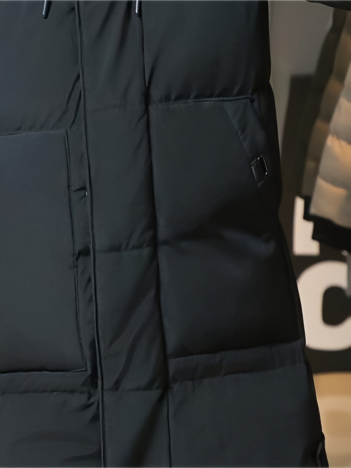 Hooded Longline Padded Coat