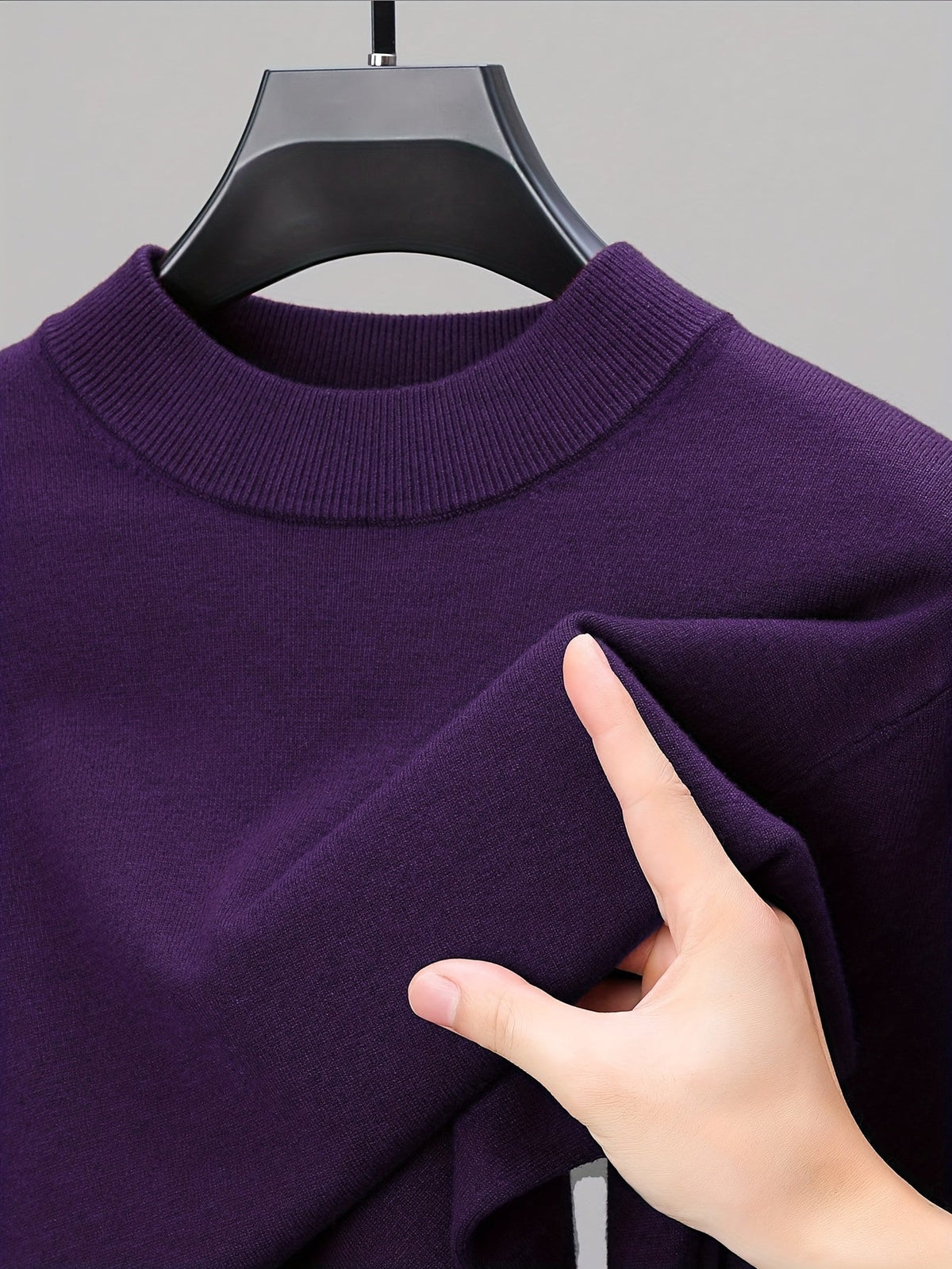 Refined High-Neck Sweater