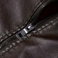 Classic Stand-Collar Moto Jacket