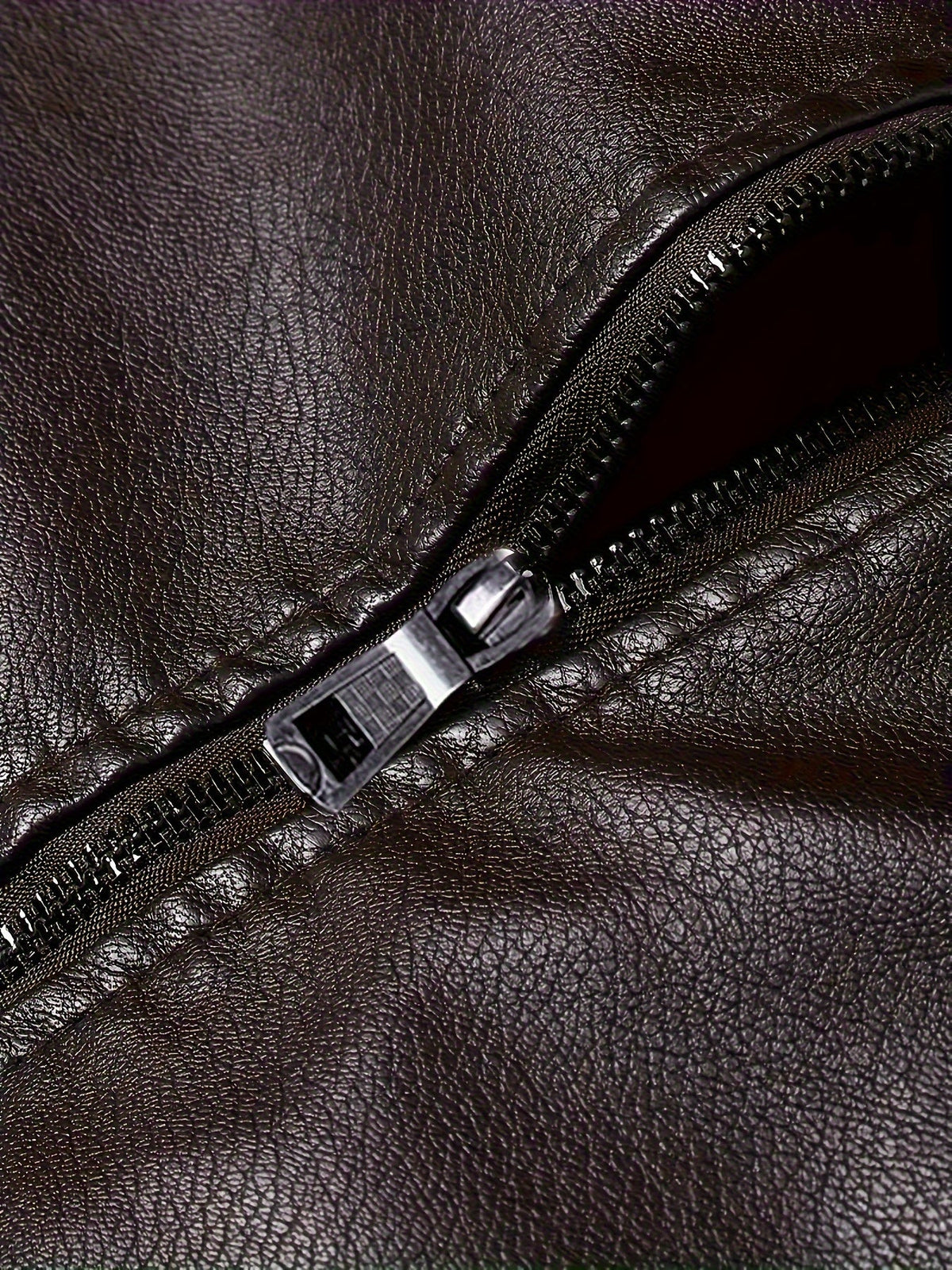 Classic Stand-Collar Moto Jacket