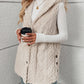 Hooded Sleeveless Vest