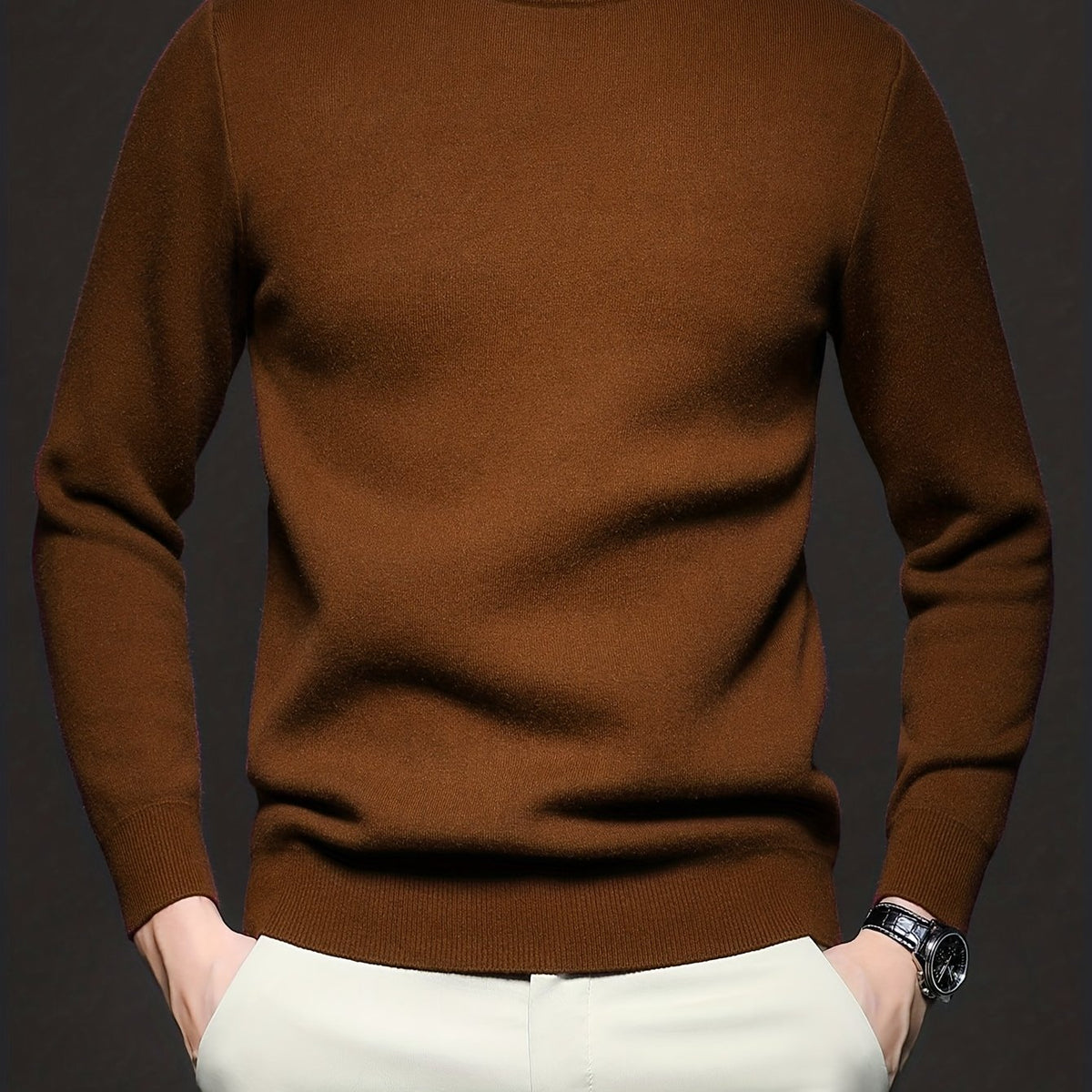 Refined High-Neck Sweater