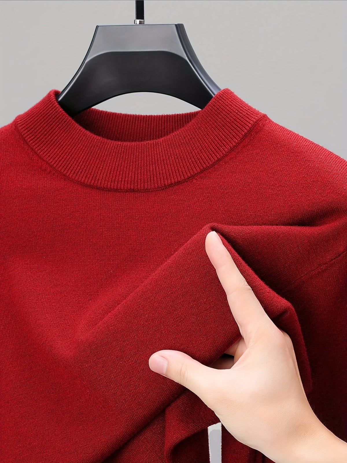 Refined High-Neck Sweater