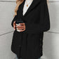 Textured Button-Front Coat