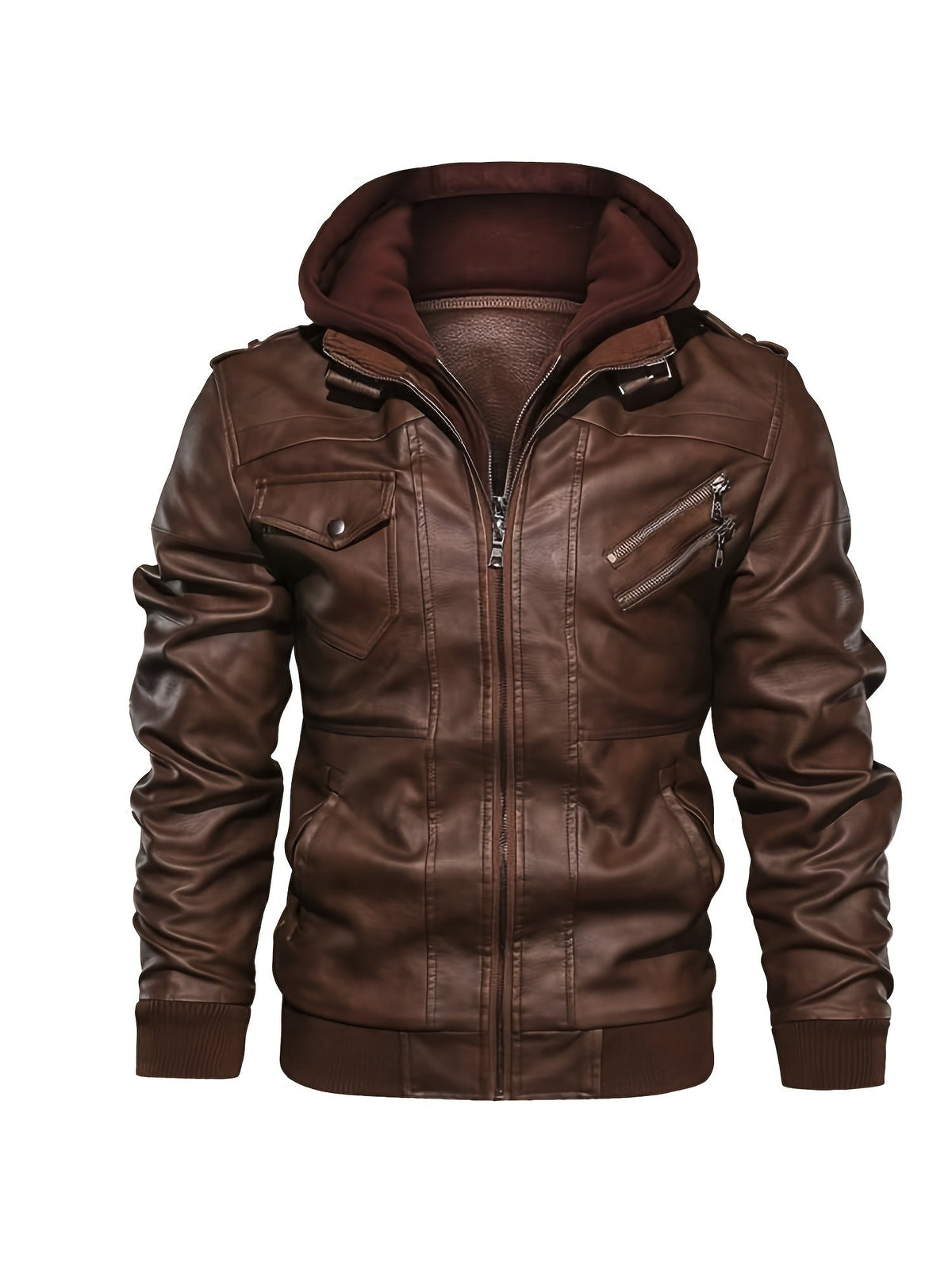 Hooded Moto Jacket