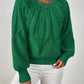 Relaxed Cable-Knit Sweater