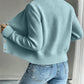 Cable-Knit Button-Front Cardigan