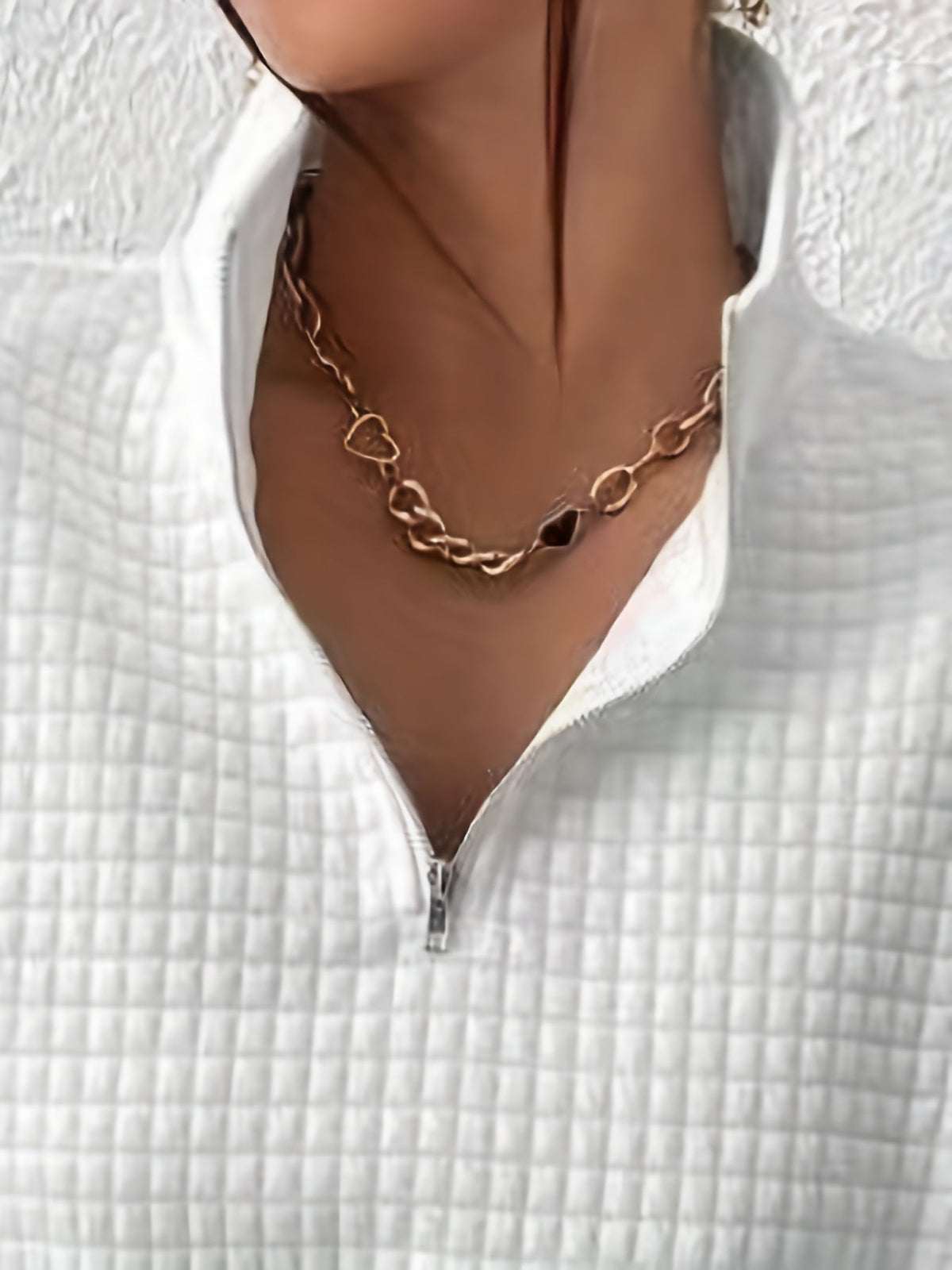 Relaxed Quarter-Zip Pullover