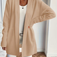 Relaxed Open-Front Cardigan