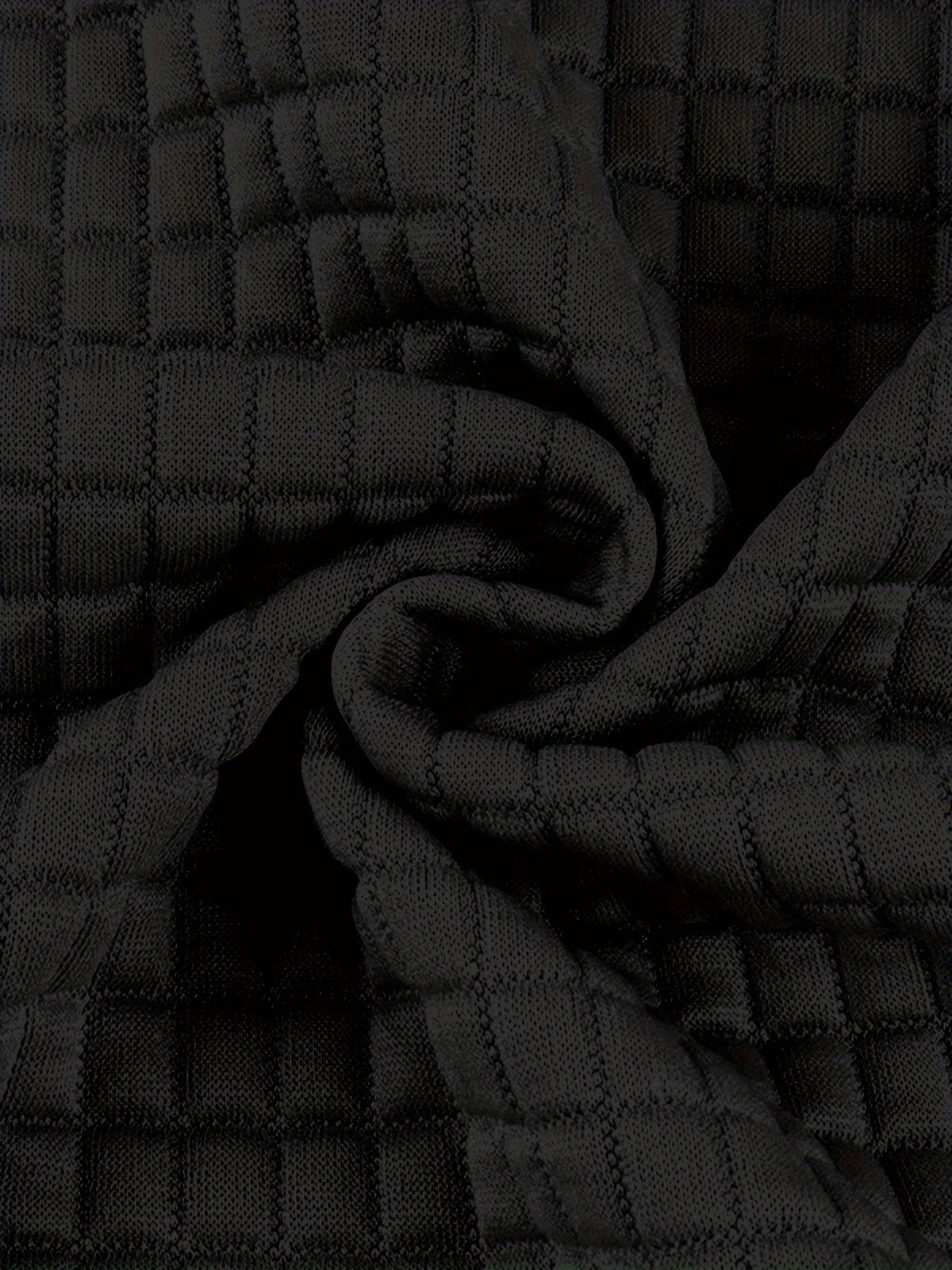 Textured Waffle Knit Hoodie