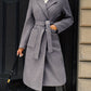 Tailored Belted Long Coat