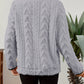 Half-Zip Textured Pullover