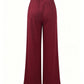 High-Waisted Wide-Leg Trousers
