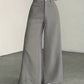 High-Waisted Wide-Leg Trousers