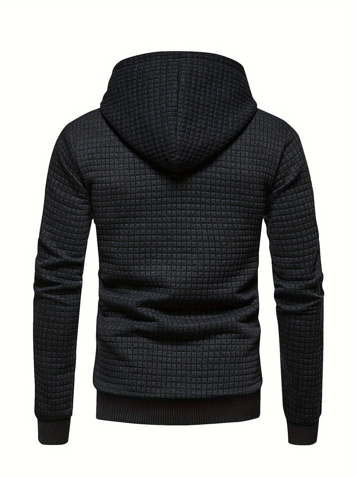 Textured Hooded Pullover