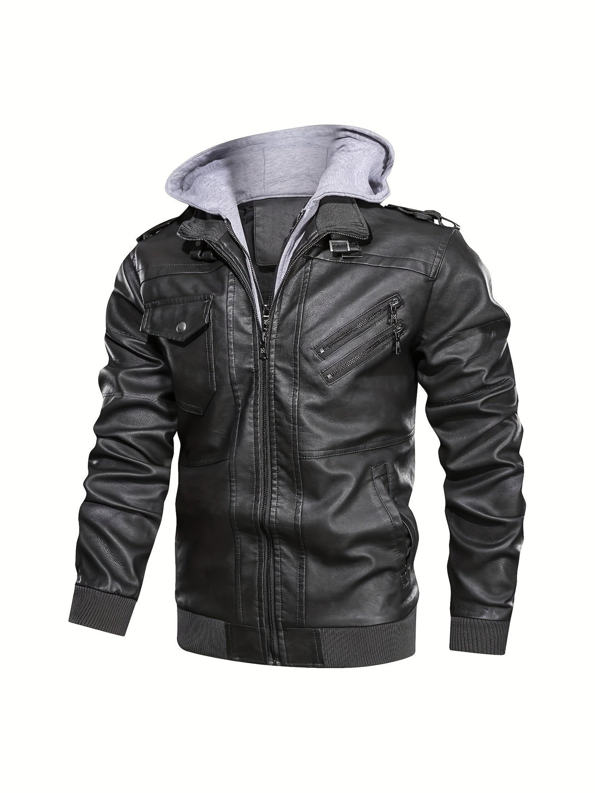 Hooded Moto Jacket