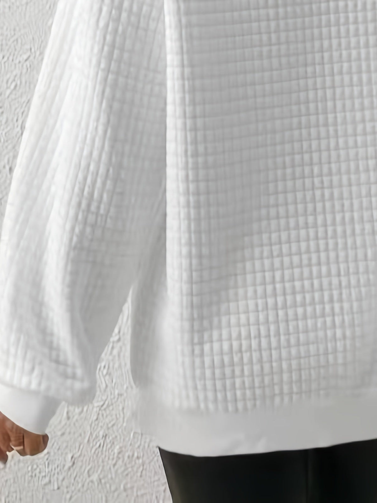 Relaxed Quarter-Zip Pullover