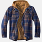 Rugged Hooded Plaid Jacket