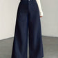 High-Waisted Wide-Leg Trousers