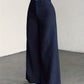 High-Waisted Wide-Leg Trousers