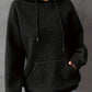 Textured Waffle Knit Hoodie