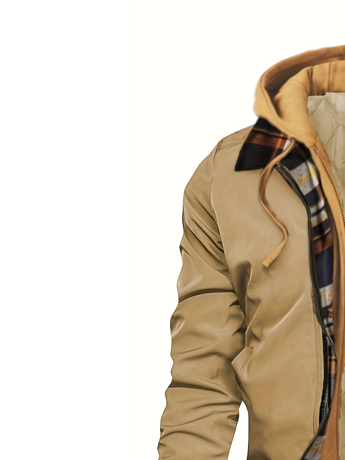 Hooded Warm-Lined Zip Jacket