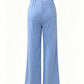 High-Waisted Wide-Leg Trousers