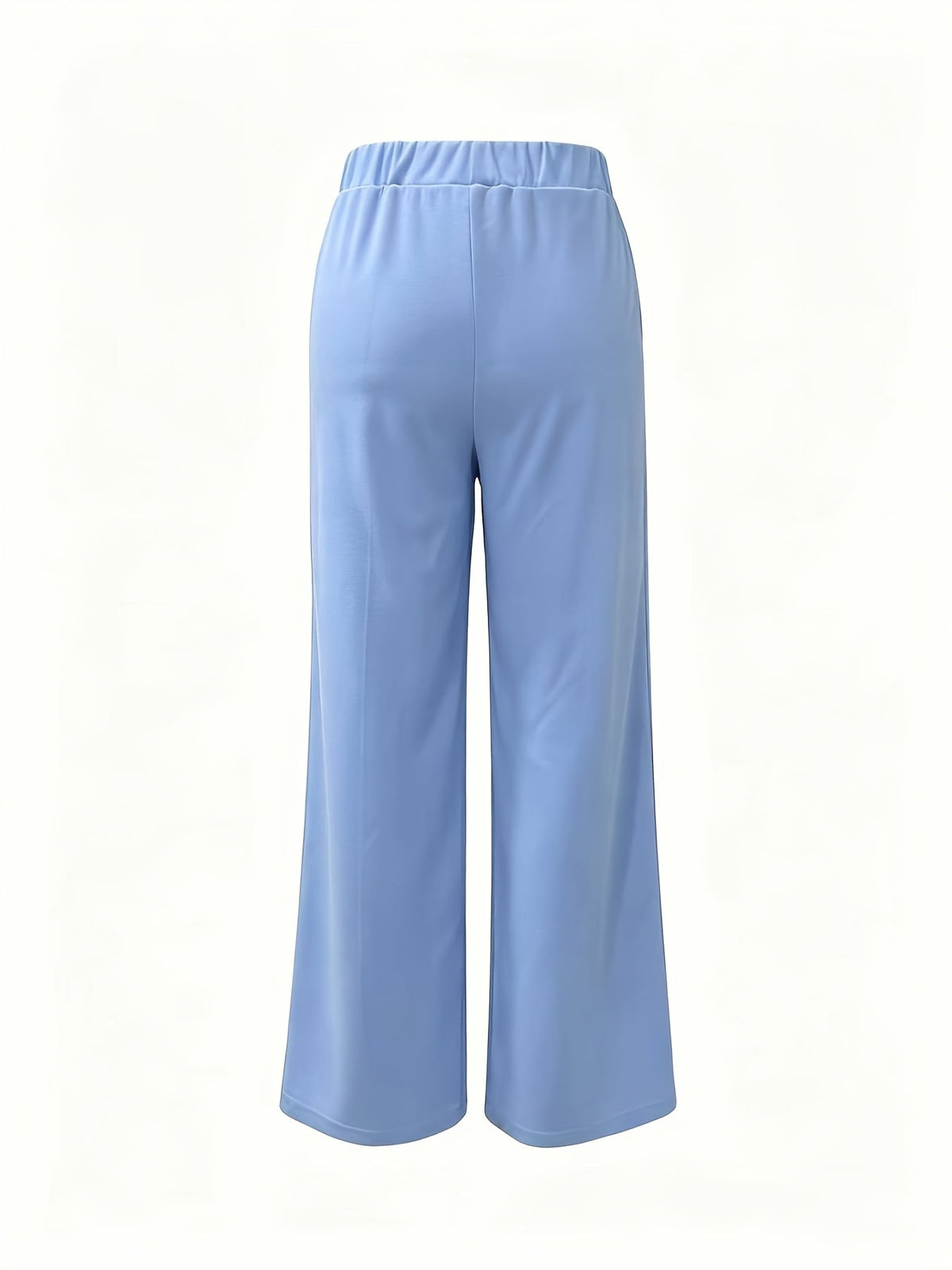High-Waisted Wide-Leg Trousers