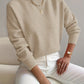 Mock Neck Relaxed Fit Sweater