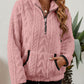 Half-Zip Textured Pullover