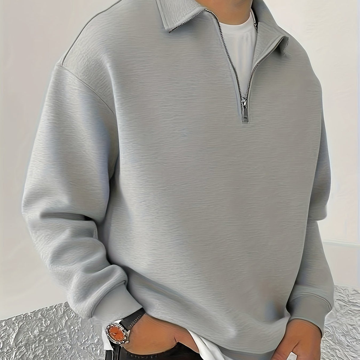 Half-Zip Sweatshirt