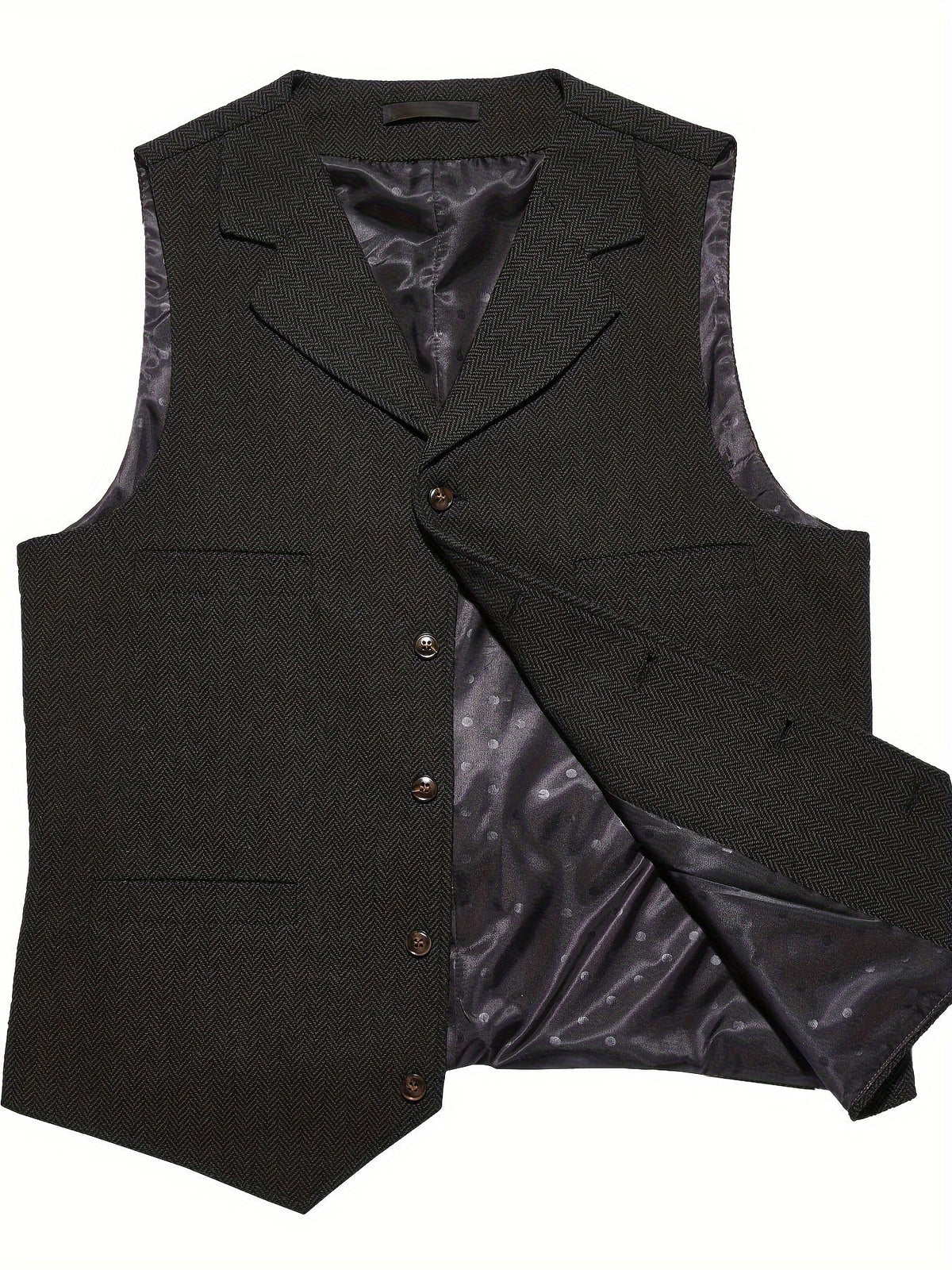 Herringbone Tailored Waistcoat