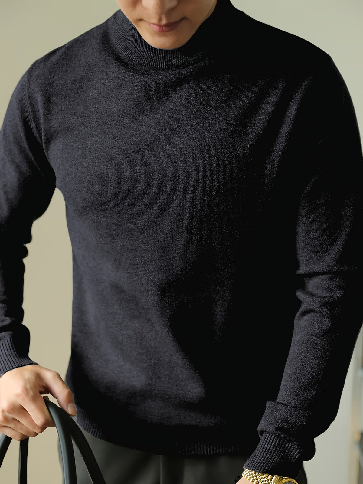 Refined High-Neck Sweater