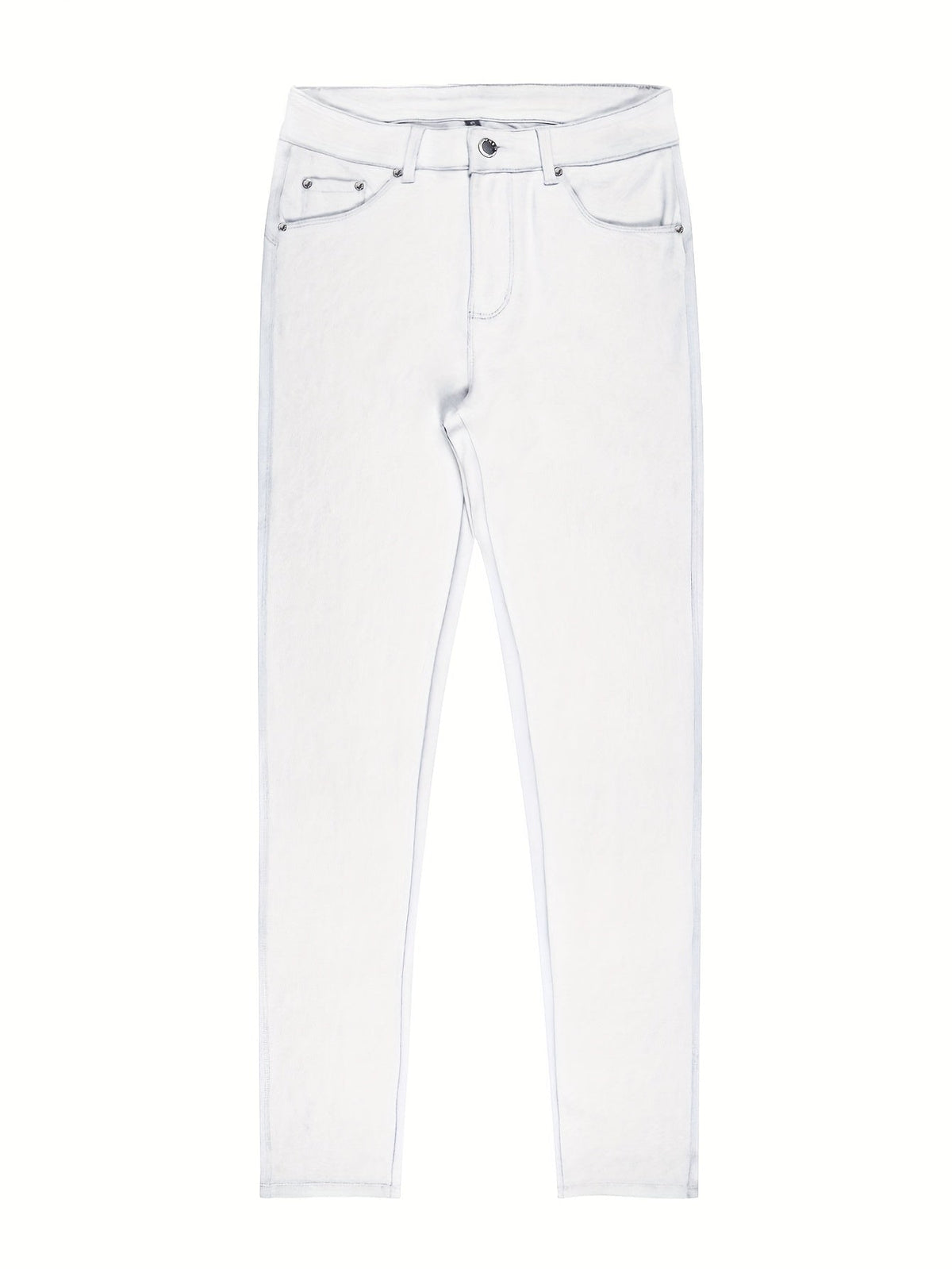 High-Waist Skinny Jeans