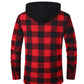 Hooded Check Shirt Jacket