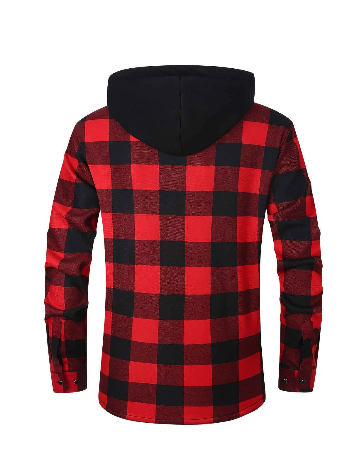 Hooded Check Shirt Jacket