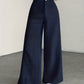 High-Waisted Wide-Leg Trousers