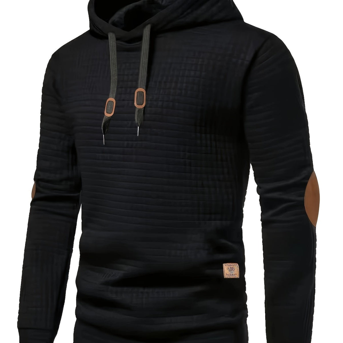 Textured Hooded Sweatshirt