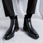 Pointed-Toe Chelsea Boots