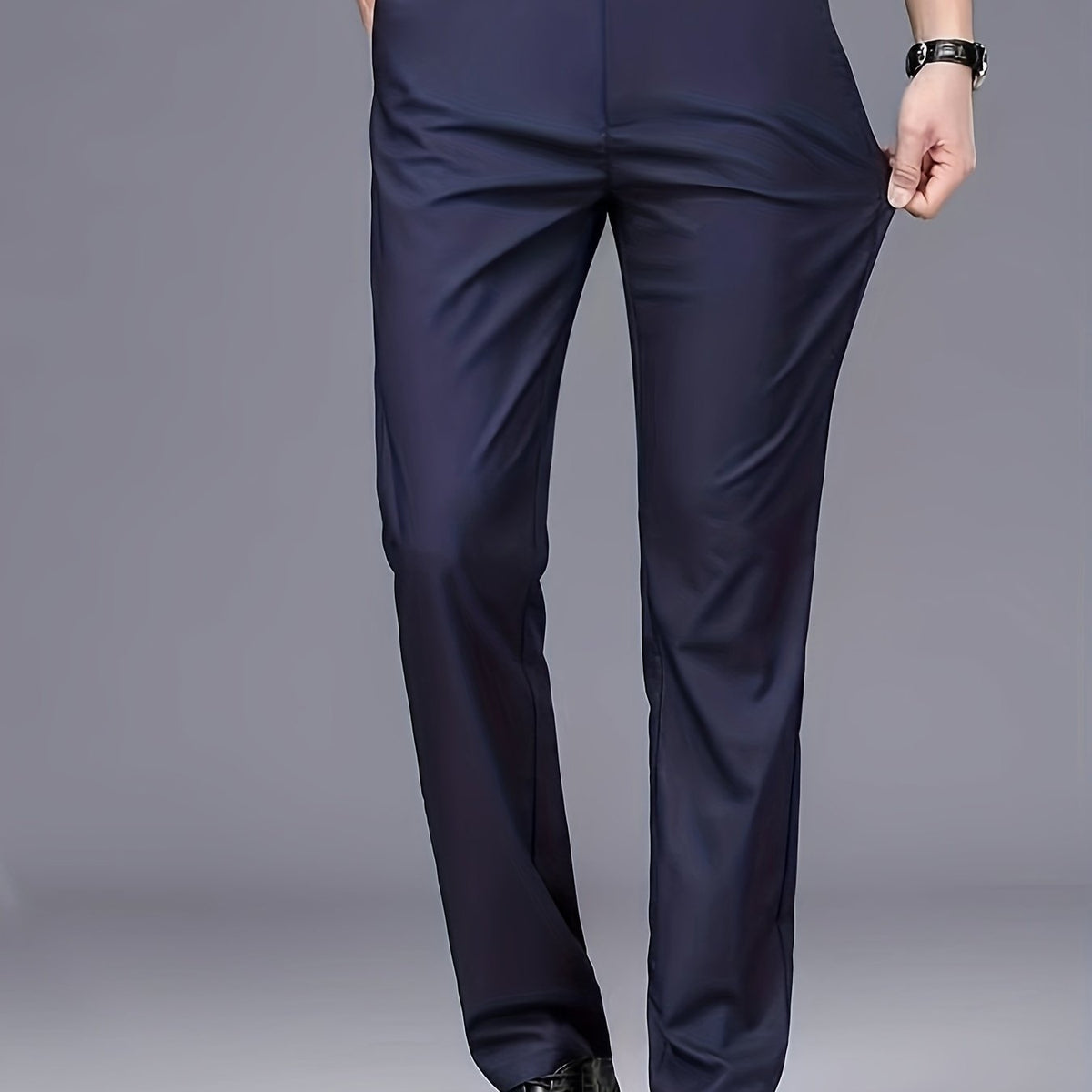 Tailored Straight-Leg Pants