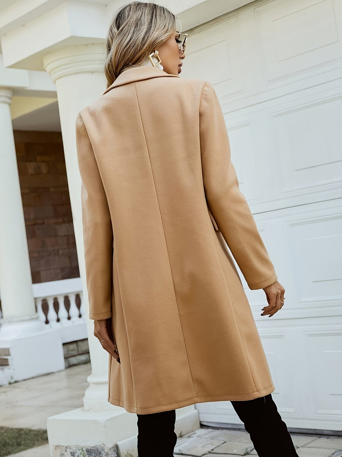 Mid-Length Double-Breasted Coat