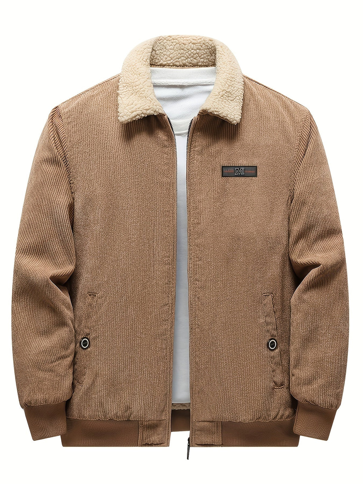 Padded Workwear Jacket with Plush Lining