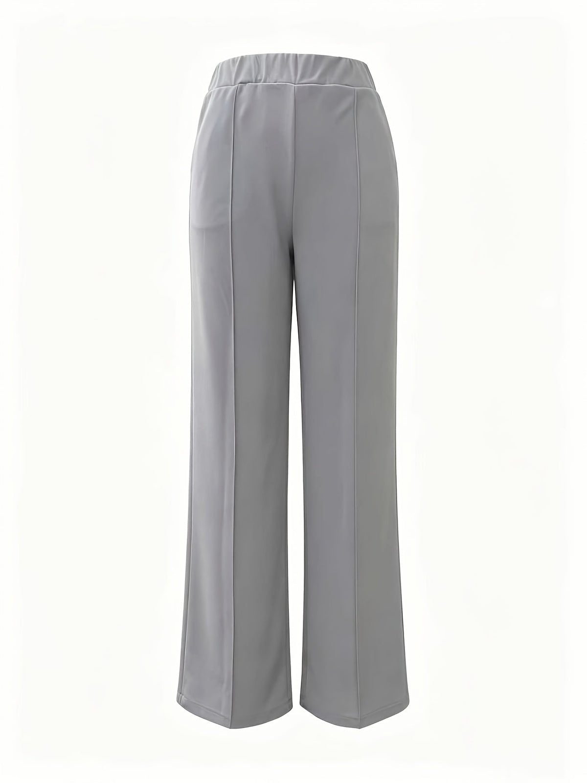 High-Waisted Wide-Leg Trousers