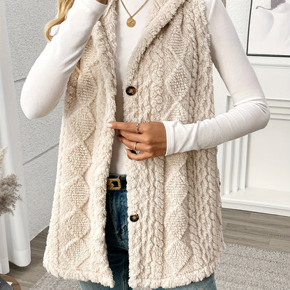 Hooded Sleeveless Vest