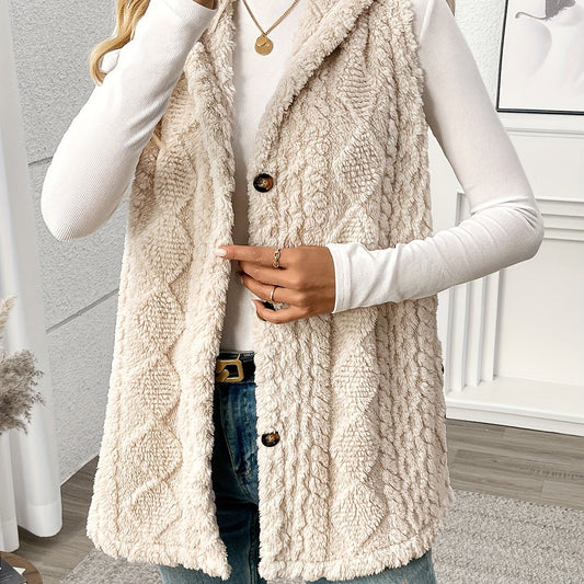Hooded Sleeveless Vest