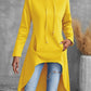 High-Low Drawstring Hoodie